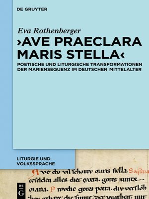 cover image of 'Ave praeclara maris stella'